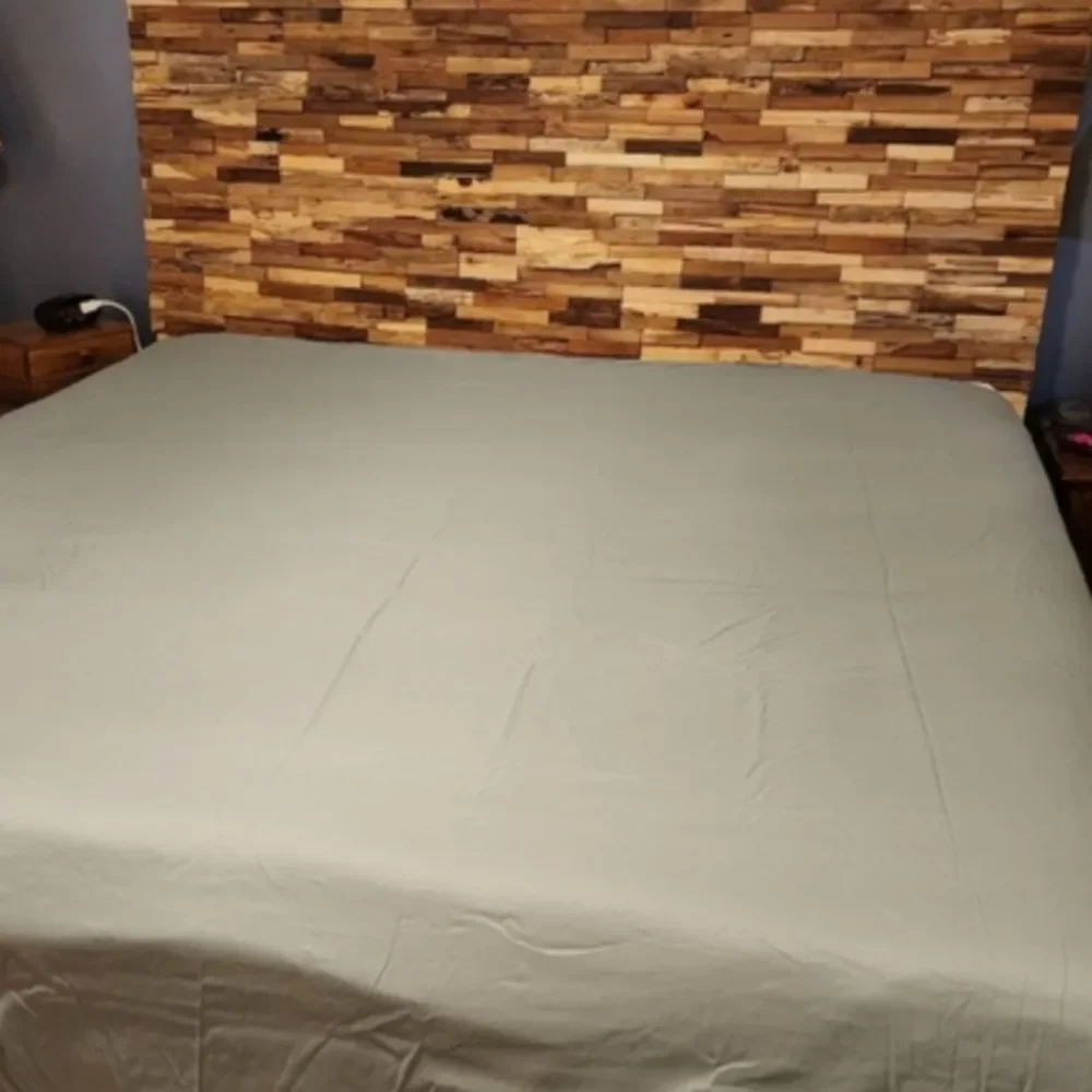 NWOT Duvet Cover Set King Light-Weight Microfiber Spa Blue